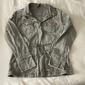 Maurices Gray Jean Jacket XS